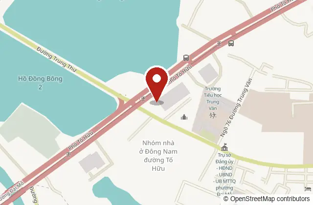 Bản đồ vị trí showroom Nội Thất Gia Khánh trên đường Tố Hữu, phường Đại Mỗ, Hà Nội