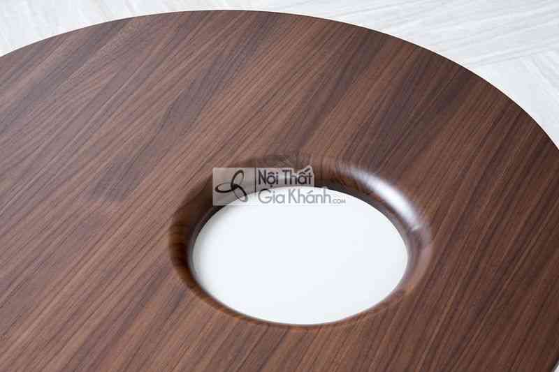 Bàn trà (Bàn Sofa) tròn gỗ phòng khách hiện đại BT1911-3G