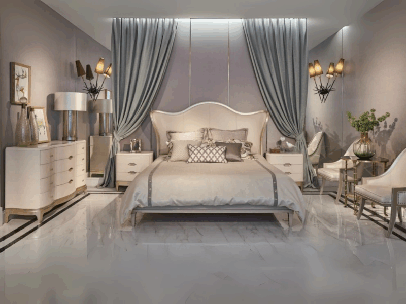 Giường Ngủ 1m8 Phong Cách Mỹ GI803-18