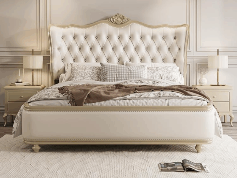 Giường Ngủ Tân Cổ Điển phong Cách Mỹ GI2803-18