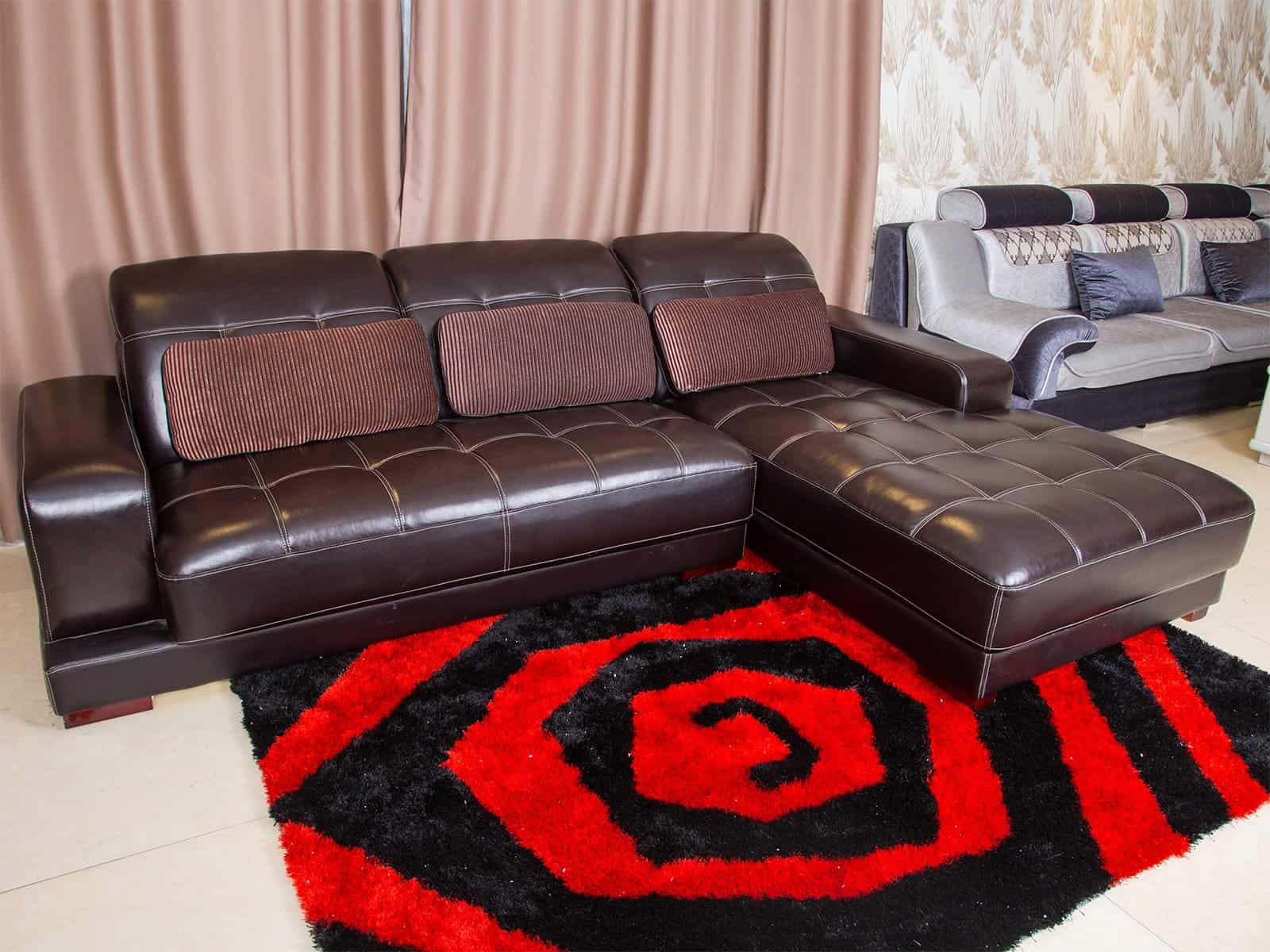 Sofa da bò nhập khẩu Malaysia chất lượng đỉnh cao 96 Sofa Da Hiện Đại Góc Trái 2 Băng Mã St0680-2-A1