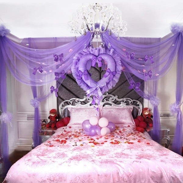 5 Cách trang trí phòng cưới ở quê đẹp phù hợp mọi không gian 16 Trang Trí Phòng Cưới Với Màn Cưới Đẹp Độc Đáo