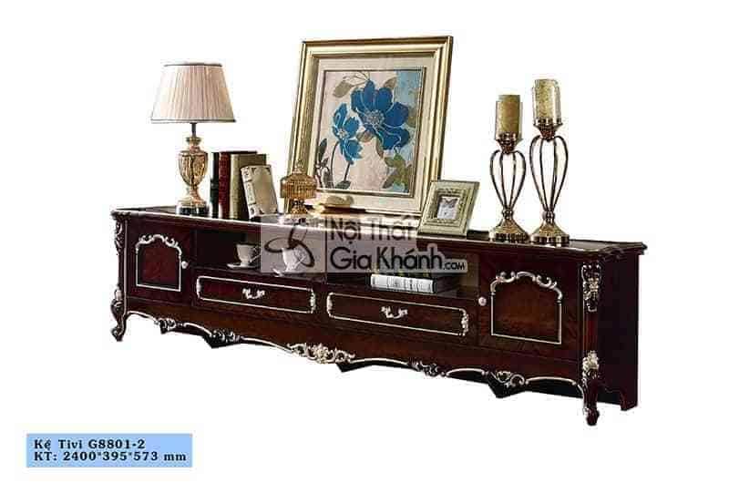 Kệ Tivi Mặt Gỗ Sang Trọng KT8801G-24