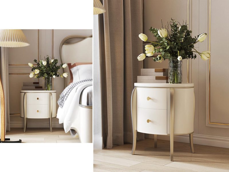 Tủ Đầu Giường Phong Cách Mỹ TACTG002