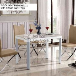 bàn ăn mặt đá trắng T0509091-1