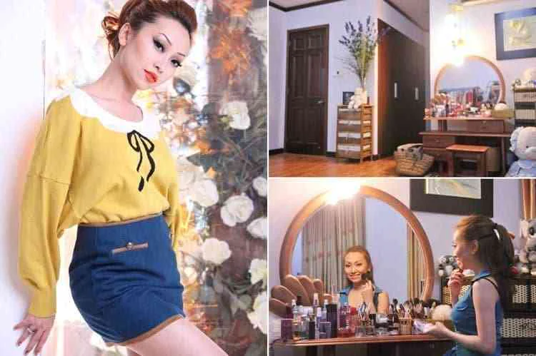 bàn trang điểm sao việt hay dùng