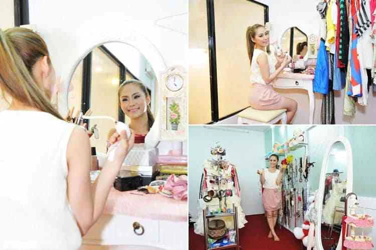 bàn trang điểm của 5 sao việt