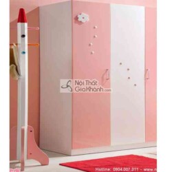 Bộ phòng ngủ vương miện hồng cho bé gái H850