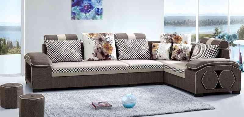 Bộ sofa vải đẹp nhập khẩu 3 băng A986