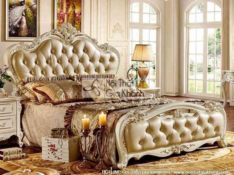 Giường ngủ tinh tế phong cách Pháp 8816A