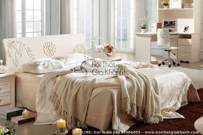 Giường ngủ hiện đại phong cách Hàn Quốc A689A12
