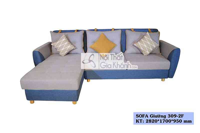 Sofa nỉ góc chữ L hiện đại SF309-2F