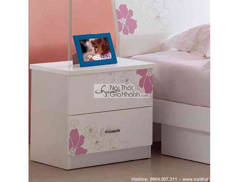 Táp đầu giường hoa đào hồng tím H836-2
