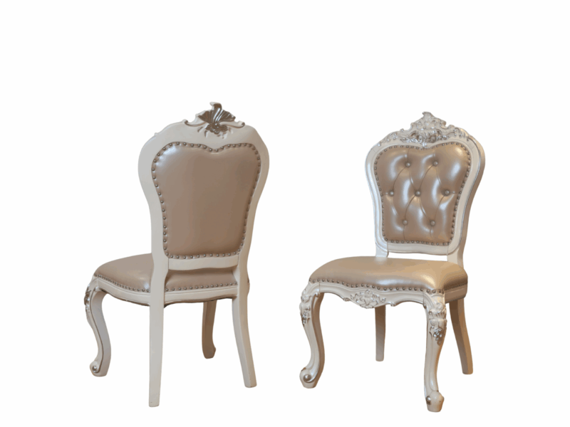 Ghế Ăn Tân Cổ Điển H8805Y-1 Màu Trắng Kem