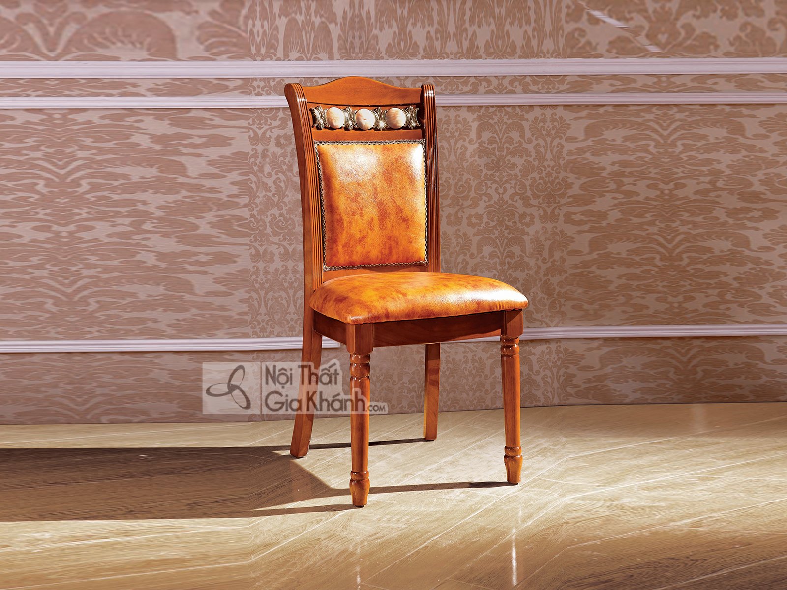 Ghế ăn gỗ phong cách cổ điển GAY208C