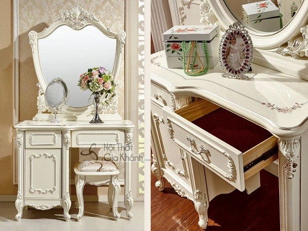 Các Mẫu Bàn Trang Điểm Cao Cấp Sang Trọng Nhập Khẩu 12 Các Mẫu Bàn Trang Điểm Cao Cấp Sang Trọng Nhập Khẩu