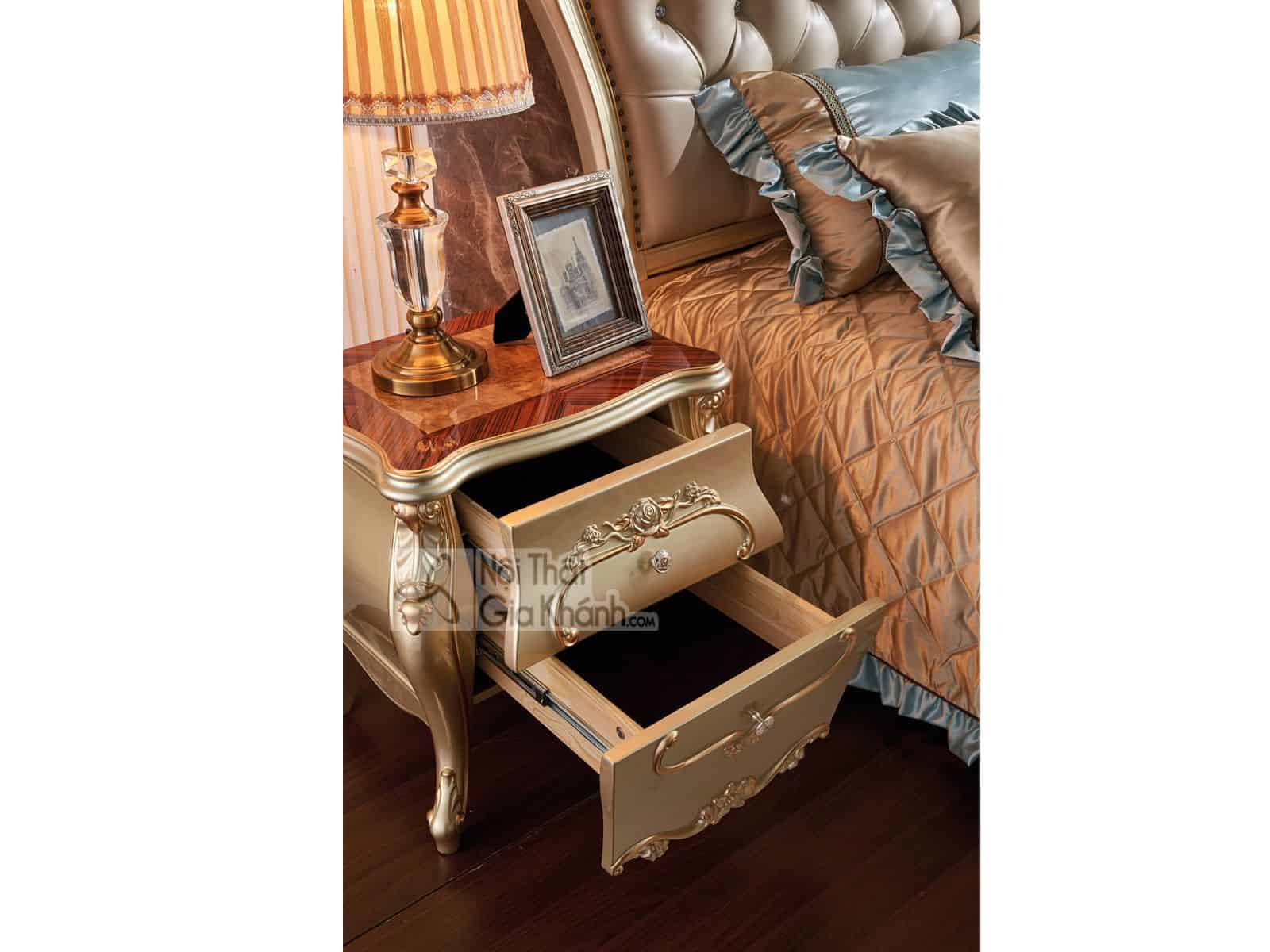 Tủ đầu giường gỗ phong cách tân cổ điển TA8803A
