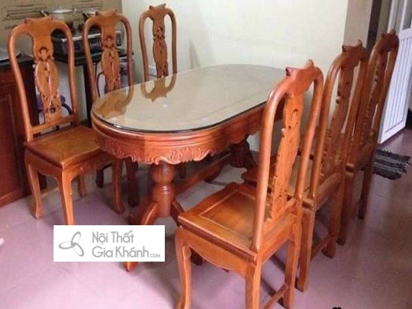 Có những loại gỗ hương nào? Cách nhận biết gỗ hương 23 Bộ Bàn Ăn Gỗ Hương Hình Bầu Dục