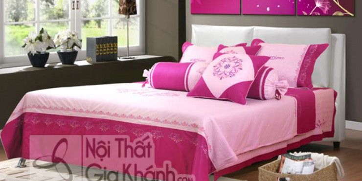 Phòng ngủ đẹp cho vợ chồng "màu hường" lãng mạn 12 Mẫu Phòng Ngủ Đẹp Cho Vợ Chồng Với Ga Màu Hồng