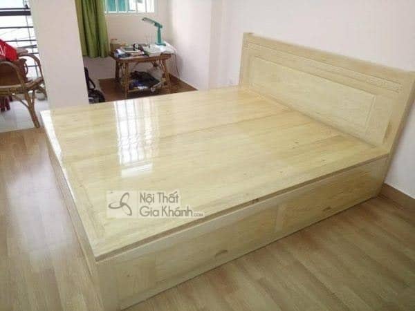 giường ngủ gỗ sồi 2m