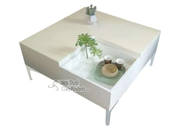 Có nên sử dụng bàn trà vuông cho phòng khách hiện đại