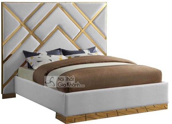 giường trắng có thiết kế nổi bật