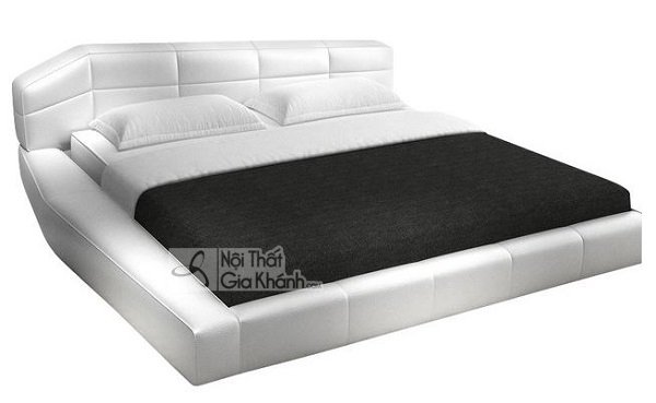 thiết kế giường trắng sáng tạo