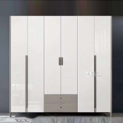 Tủ quần áo 6 cánh hiện đại TU2306-6 được chụp chính diện, nổi bật với thiết kế tối giản và sang trọng. Tủ có sáu cánh cửa…
