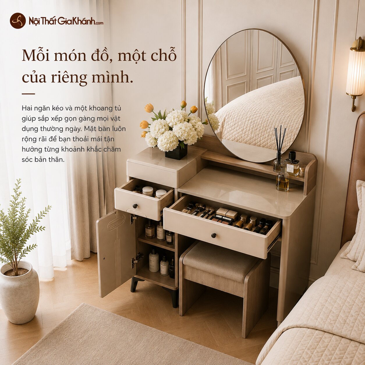 Bộ Bàn Phấn ARIA