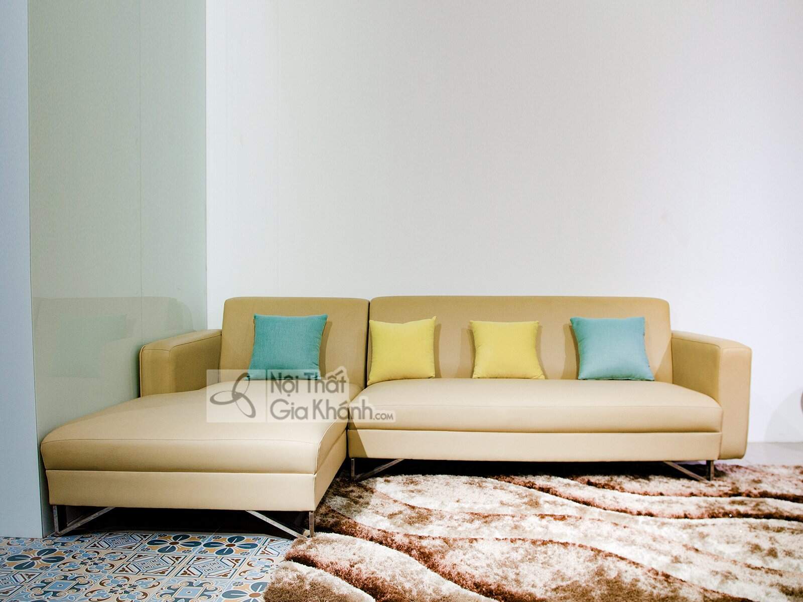 BST Sofa Góc Chữ L Tốt Nhất Hiện Nay 123 Sofa Da Chữ L Hiện Đại Cao Cấp Sp813-2-G1
