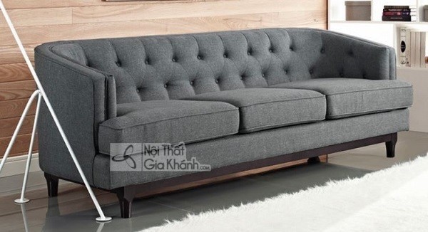 sofa ghi xám dài