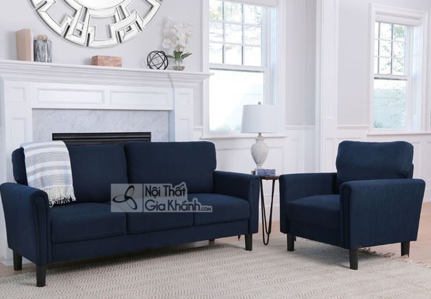 sofa màu xanh đậm
