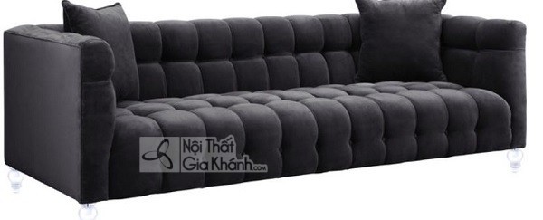 sofa văng màu đen