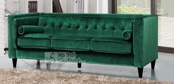 mẫu sofa văng vải nhung