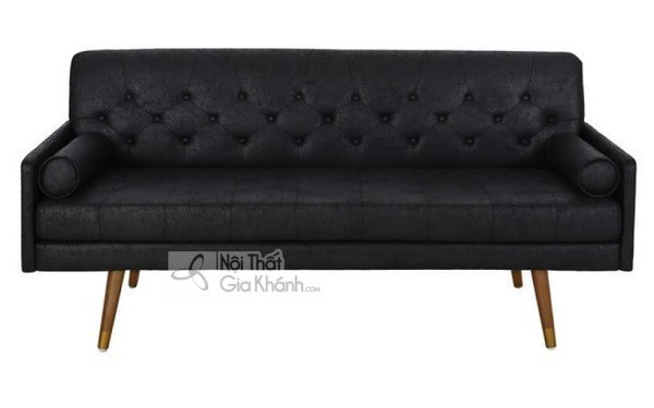 mẫu ghế sofa văng đen