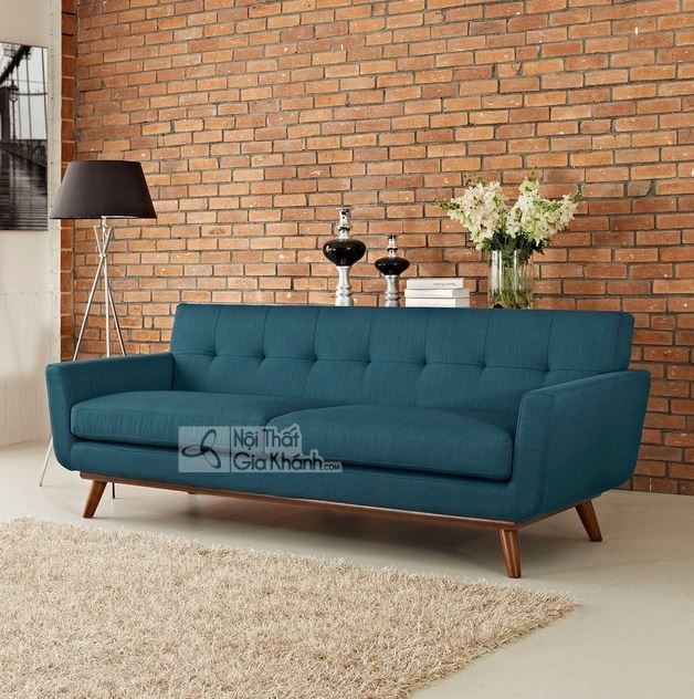 sofa cao cấp màu xanh