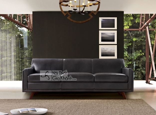 sofa 3 băng màu đen
