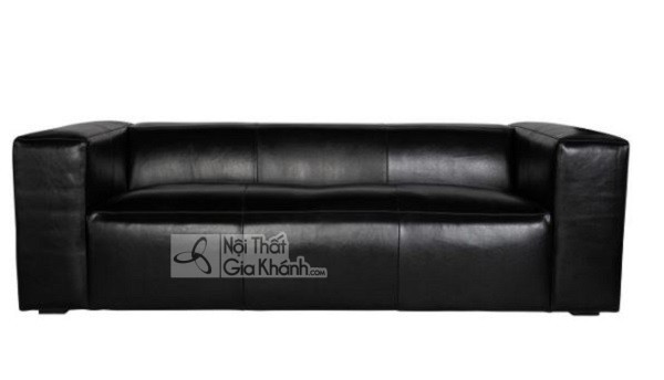 sofa da màu đen