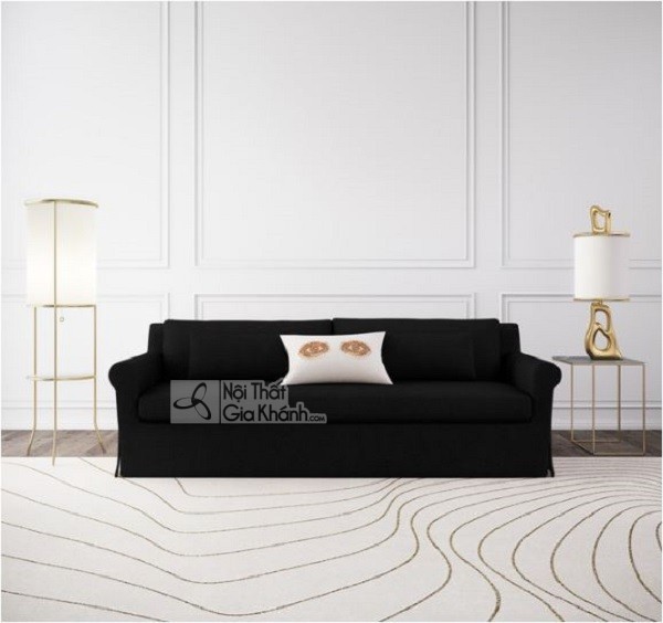 mẫu sofa màu đen