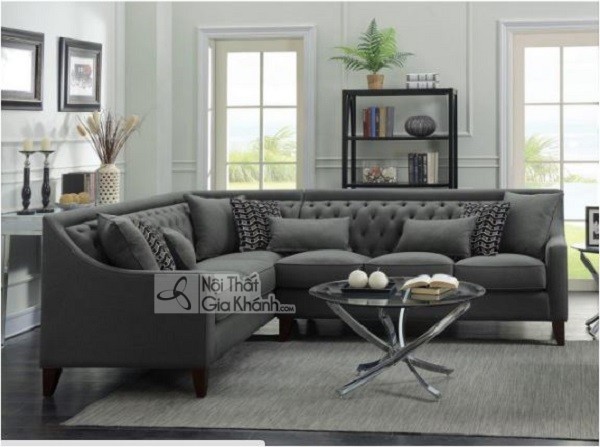 sofa đen độc đáo
