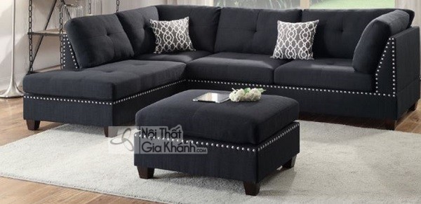 sofa nhỏ màu đen