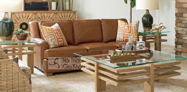 ghế sofa gỗ cho phòng khách nhỏ