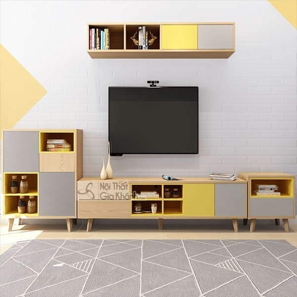 Điểm danh 50 mẫu kệ tivi gỗ hot nhất trên thị trường 123 Mau-Phong-Khach-Dep