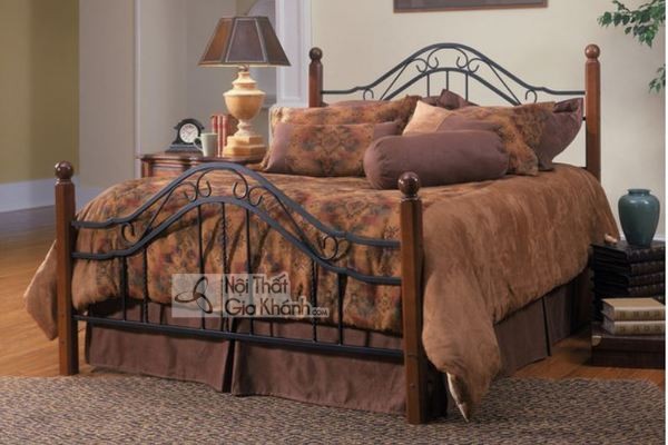 giường gỗ sang trọng đẳng câp