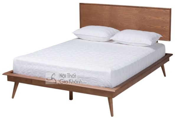 giường gỗ tự nhiên đẹp đơn giản
