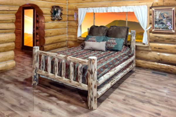 Giường đơn từ gỗ tự nhiên