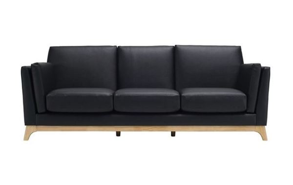 Sofa đen thấp