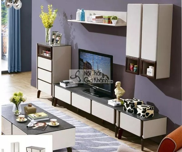 55+ mẫu kệ tivi trang trí phòng khách đẹp cho nhà chung cư