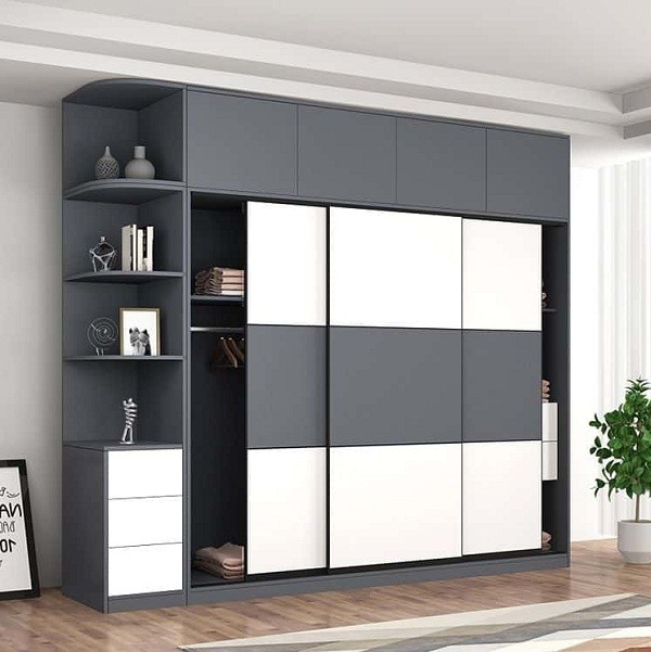 Tủ quần áo 3 cánh - Mẫu tủ tiện ích không thể bỏ qua 14 Tủ Cửa Trượt