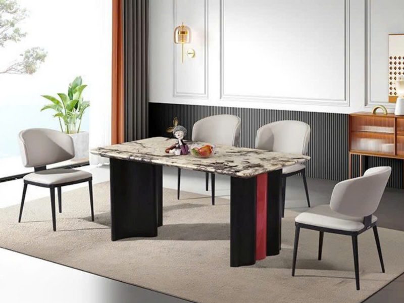 Bàn Ăn 1M6 Mặt Đá Tự Nhiên BA25162B